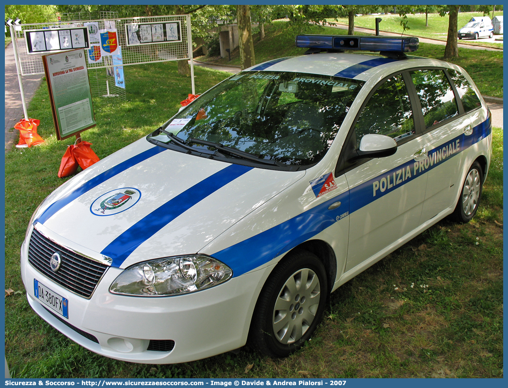 -
Polizia Provinciale
Provincia di Forlì - Cesena
Fiat Nuova Croma I serie
Allestitore Ciabilli S.r.l.
Parole chiave: Polizia;Locale;Provinciale;Forlì;Cesena;Fiat;Nuova Croma;Ciabilli