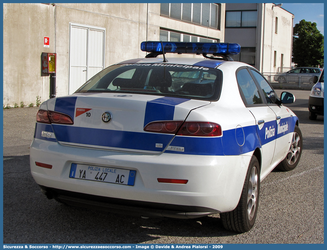 Polizia Locale YA447AC
Polizia Municipale
Comune di Rimini
Alfa Romeo 159
Parole chiave: Polizia;Locale;Municipale;Rimini;Alfa Romeo;159;YA447AC;YA 447 AC