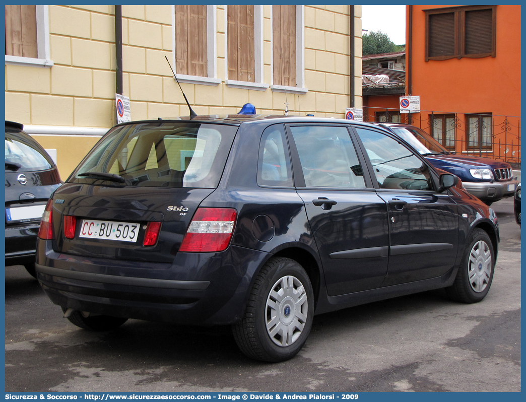 CC BU503
Arma dei Carabinieri
Fiat Stilo I serie
Parole chiave: CC;C.C.;Arma;dei;Carabinieri;Fiat;Stilo