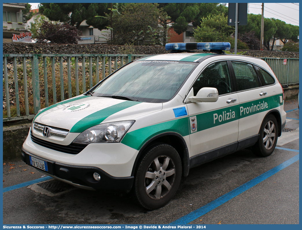 Polizia Locale YA514AE
Polizia Provinciale
Provincia di Rimini
Honda CR-V III serie
Allestitore Focaccia Group S.r.l.
Parole chiave: Polizia;Locale;Provinciale;Rimini;Honda;CR-V;CR - V;CR V;Focaccia;YA514AE;YA 514 AE