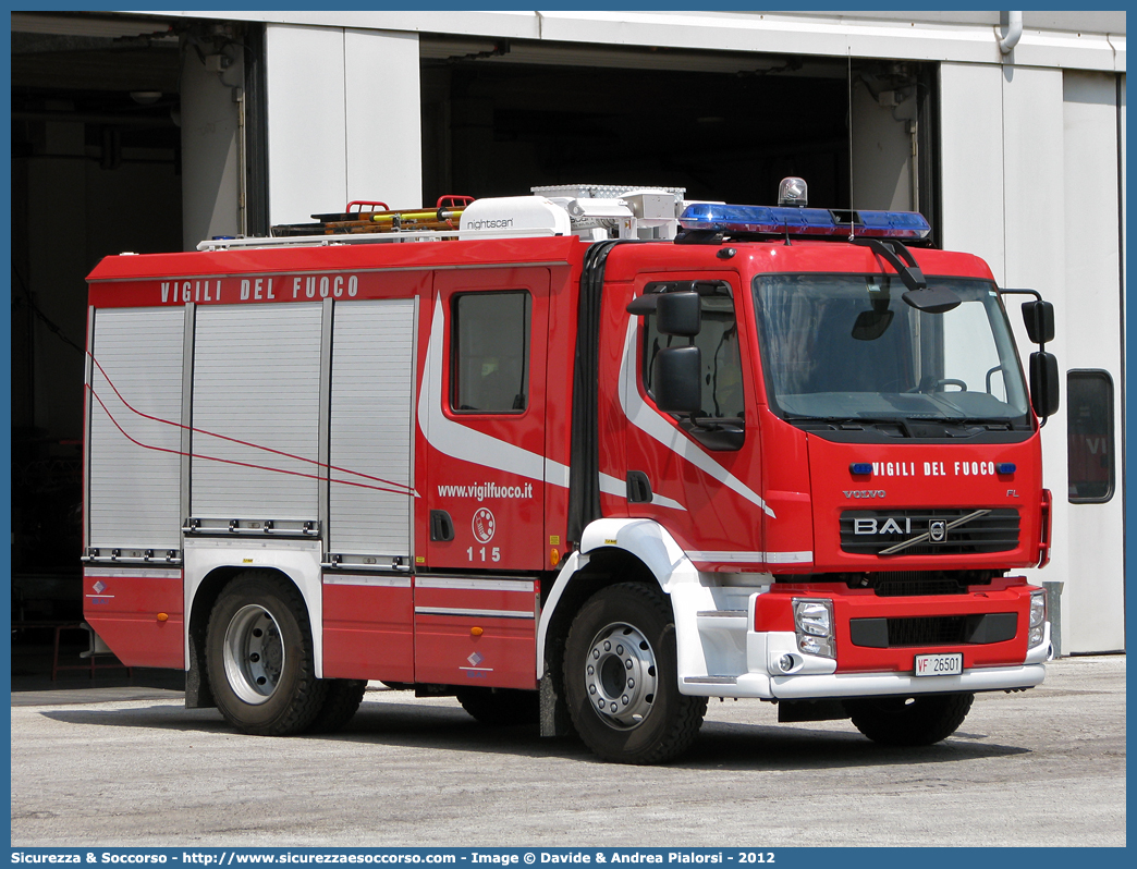 VF 26501
Corpo Nazionale Vigili del Fuoco
Volvo FL280/FL290 III serie
Allestitore BAI S.r.l.
Parole chiave: VVF;V.V.F.;Corpo;Nazionale;Vigili;del;Fuoco;APS;A.P.S.;AutoPompaSerbatoio;AutoPompa;Volvo;FL;280;290;FL280;FL290;BAI