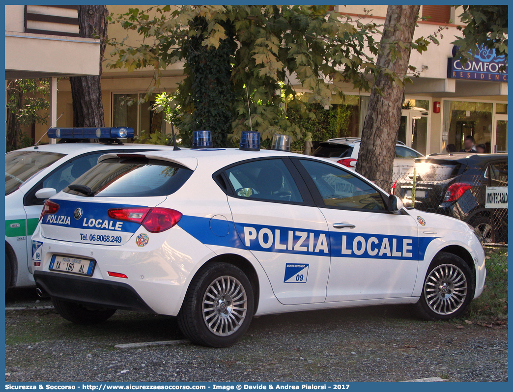 Polizia Locale YA180AL
Polizia Locale
Comune di Monterotondo
Alfa Romeo Nuova Giulietta
I serie II restyling
Parole chiave: Polizia;Locale;Municipale;Monterotondo;Alfa Romeo;Nuova Giulietta;YA180AL;YA 180 AL