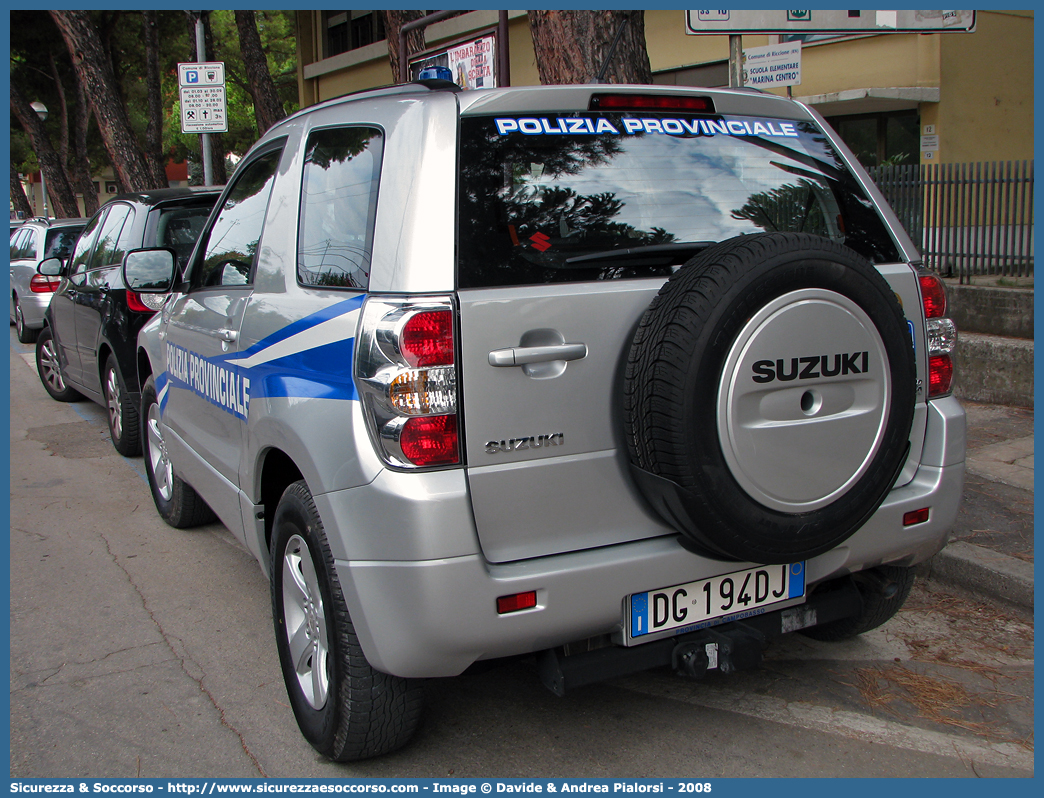 -
Polizia Provinciale
Provincia di Campobasso
Suzuki Grand Vitara III serie
Parole chiave: Polizia;Locale;Provinciale;Campobasso;Suzuki;Grand Vitara