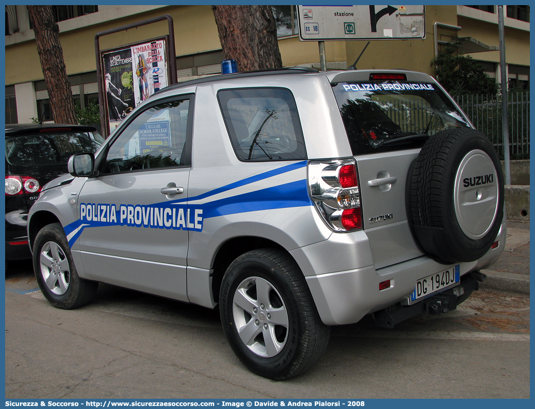 -
Polizia Provinciale
Provincia di Campobasso
Suzuki Grand Vitara III serie
Parole chiave: Polizia;Locale;Provinciale;Campobasso;Suzuki;Grand Vitara