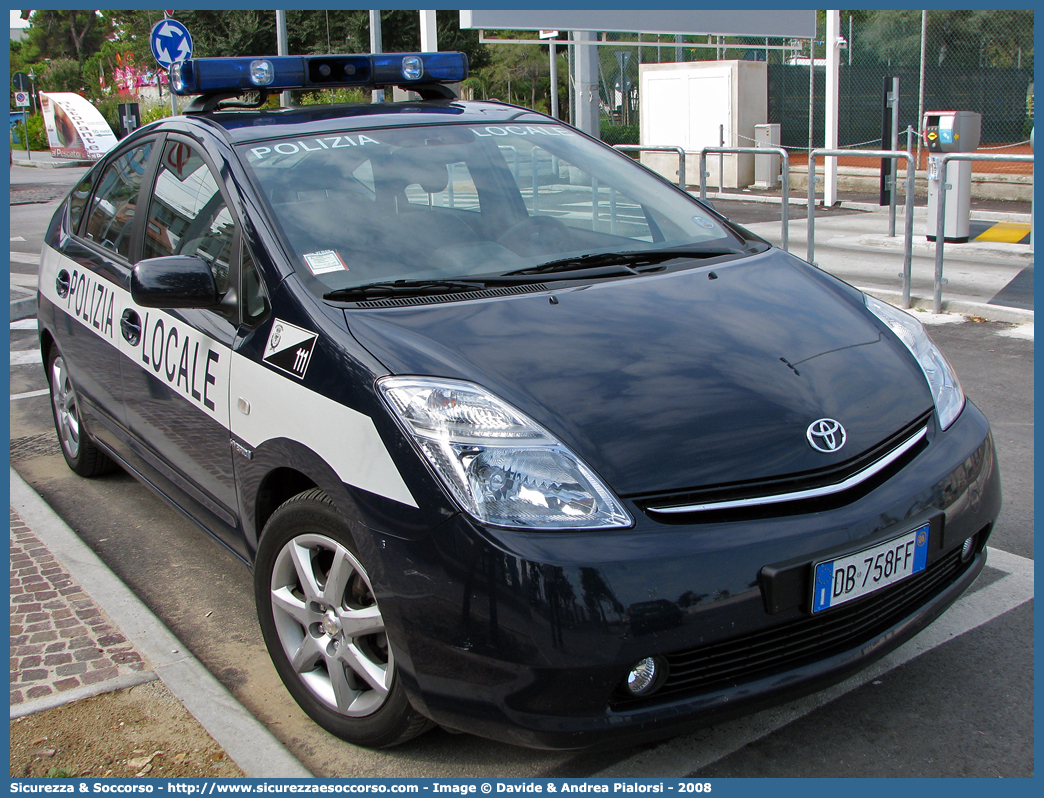 -
Polizia Locale
Comune di Jesolo
Toyota Prius II serie
Parole chiave: PL;PM;P.L.;P.M.;Polizia;Locale;Municipale;Jesolo;Toyota;Prius