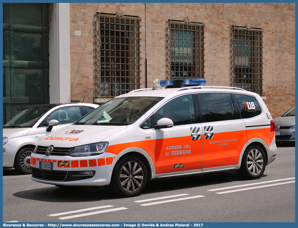 FE 3172
118 Ferrara Soccorso
Volkswagen Sharan IV serie
Allestitore Vision S.r.l.
Parole chiave: 118;Ferrara;Soccorso;Automedica;Auto Medica;Automedicalizzata;Auto Medicalizzata;Volkswagen;Sharan;Vision