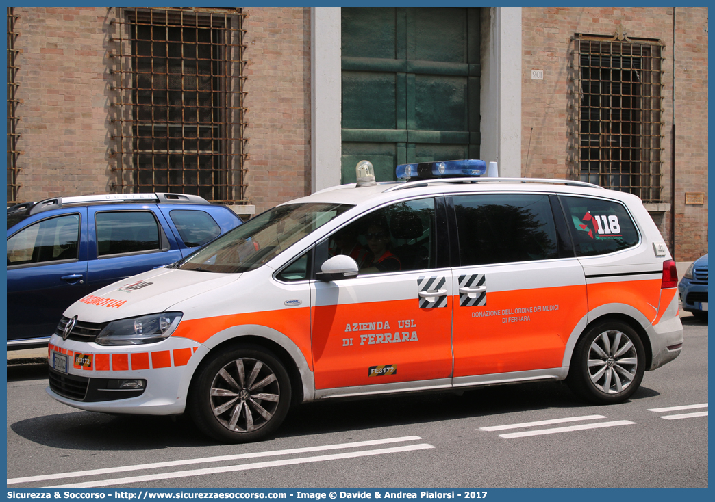 FE 3172
118 Ferrara Soccorso
Volkswagen Sharan IV serie
Allestitore Vision S.r.l.
Parole chiave: 118;Ferrara;Soccorso;Automedica;Auto Medica;Automedicalizzata;Auto Medicalizzata;Volkswagen;Sharan;Vision