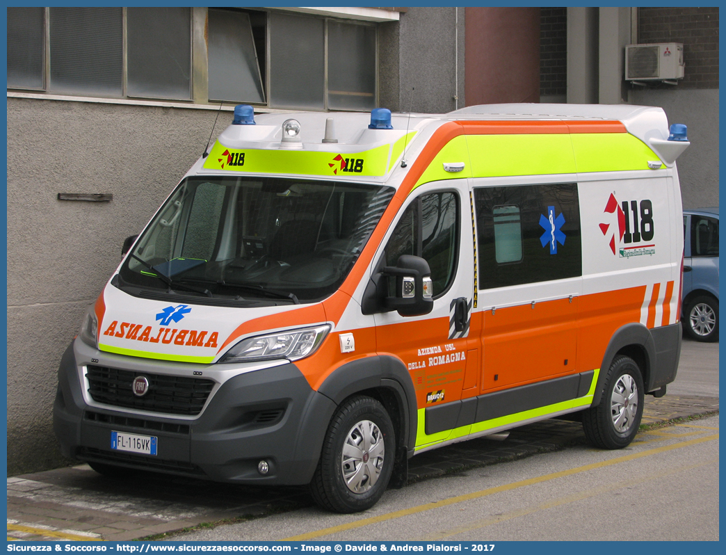 BRAVO 12
118 Romagna Soccorso
Ambito Territoriale di Rimini
Fiat Ducato III serie restyling
Allestitore Vision S.r.l.
Parole chiave: 118;Romagna;Soccorso;Rimini;Ambulanza;Autoambulanza;Fiat;Ducato;X290;X 290;Vision