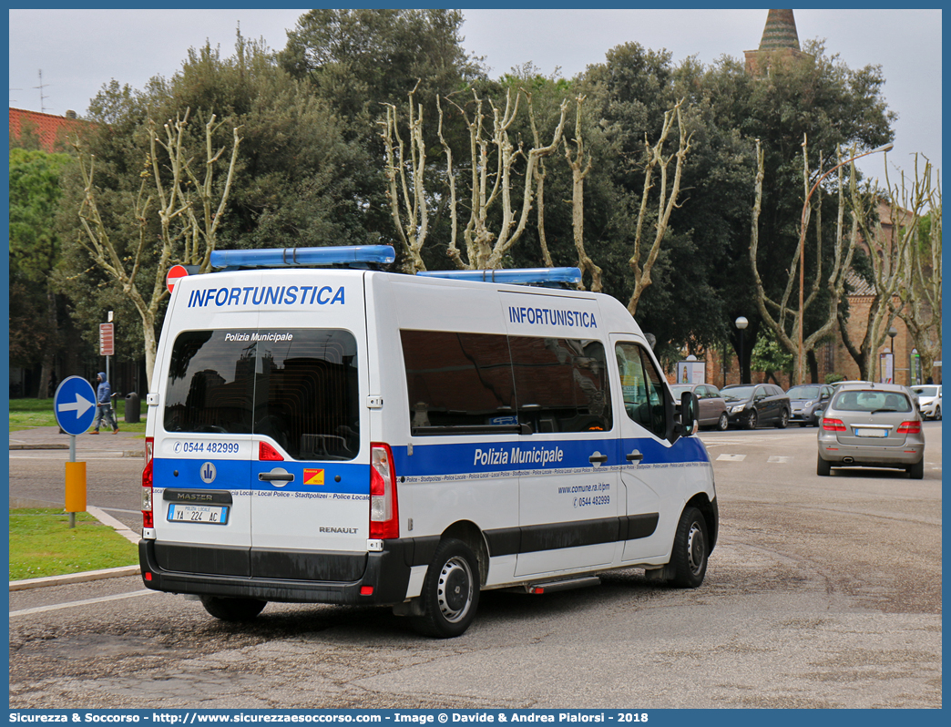 Polizia Locale YA224AC
Polizia Municipale
Comune di Ravenna
Renault Master IV serie
Allestitore Focaccia Group S.r.l.
Parole chiave: Polizia;Locale;Municipale;Ravenna;Renault;Master;Focaccia;YA224AC;YA 224 AC