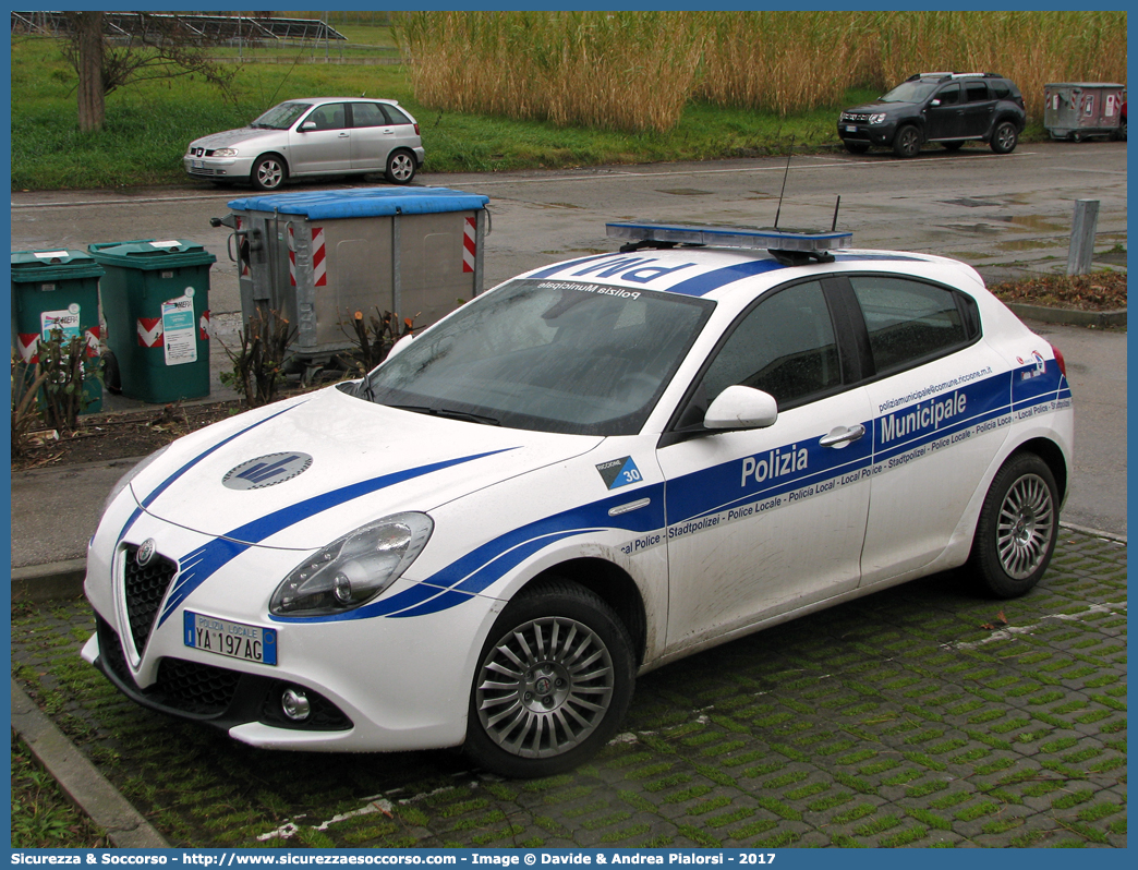 Polizia Locale YA197AG
Polizia Municipale
Comune di Riccione
Alfa Romeo Nuova Giulietta
I serie II restyling
Allestitore Focaccia Group S.r.l.
Parole chiave: Polizia;Locale;Municipale;Alfa Romeo;Nuova Giulietta;Focaccia;YA197AG;YA 197 AG