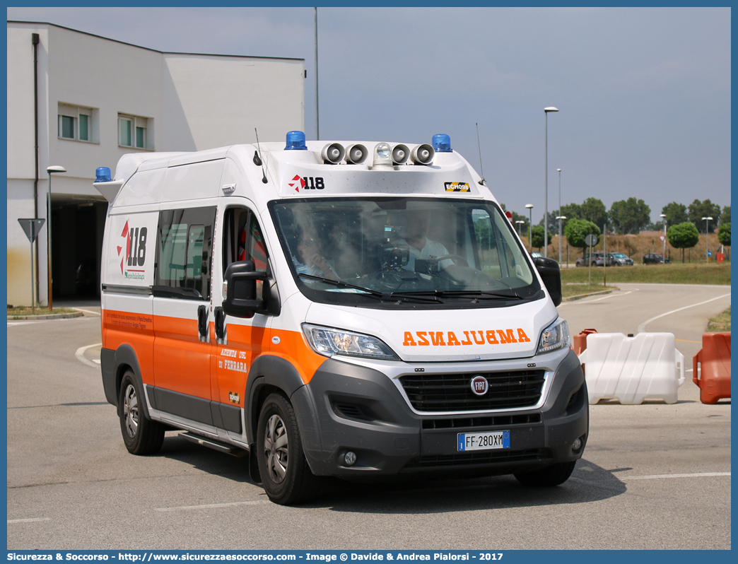 FE 3198
118 Ferrara Soccorso
Fiat Ducato III serie restyling
Allestitore Vision S.r.l.
Parole chiave: 118;Ferrara;Soccorso;Ambulanza;Autoambulanza;Fiat;Ducato;X290;Vision