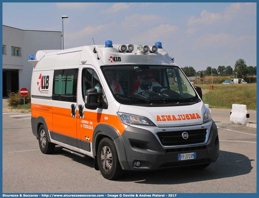 FE 3199
118 Ferrara Soccorso
Fiat Ducato III serie restyling
Allestitore Vision S.r.l.
Parole chiave: 118;Ferrara;Soccorso;Ambulanza;Autoambulanza;Fiat;Ducato;X290;Vision