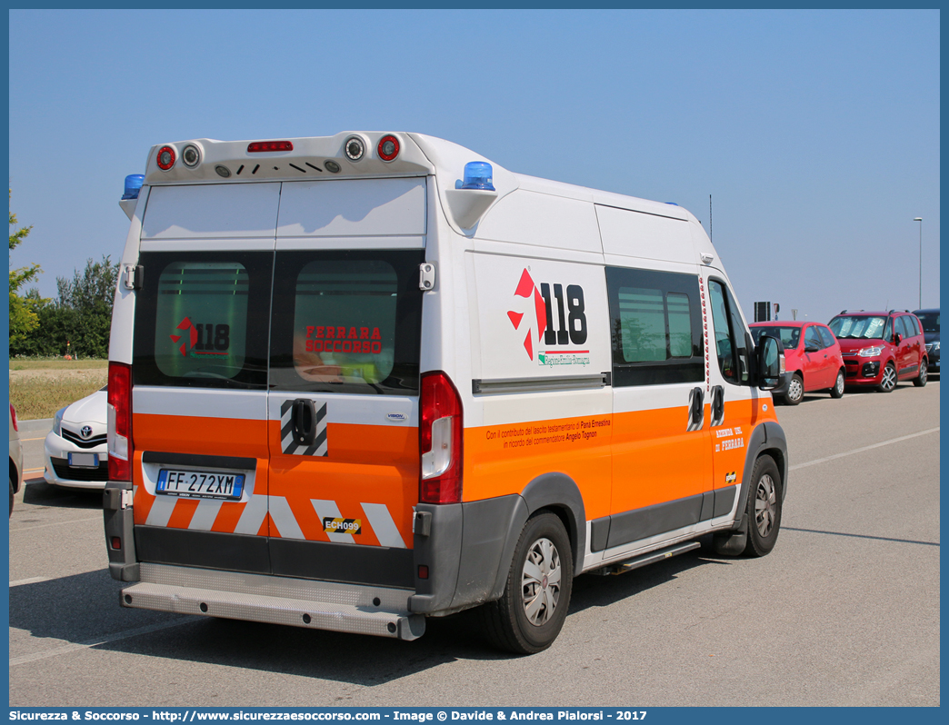 FE 3199
118 Ferrara Soccorso
Fiat Ducato III serie restyling
Allestitore Vision S.r.l.
Parole chiave: 118;Ferrara;Soccorso;Ambulanza;Autoambulanza;Fiat;Ducato;X290;Vision