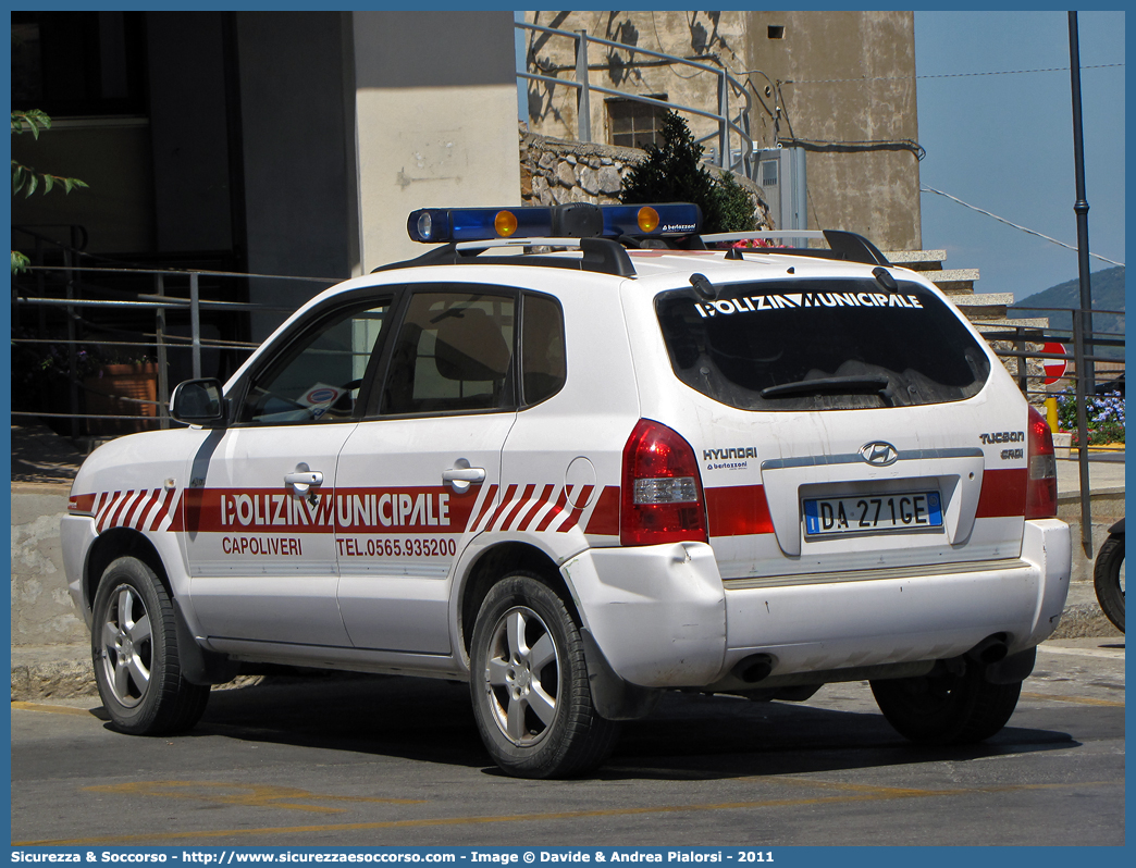 -
Polizia Municipale
Comune di Capoliveri
Hyundai Tucson I serie
Allestitore Bertazzoni S.r.l.
Parole chiave: PL;P.L.;PM;P.M.;Polizia;Locale;Municipale;Capoliveri;Bertazzoni;Hyundai;Tucson