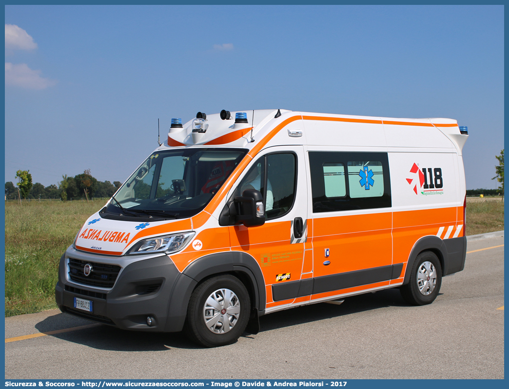 ECHO 02
118 Ferrara Soccorso
Fiat Ducato III serie restyling
Allestitore Aricar S.p.A.
Parole chiave: 118;Ferrara;Soccorso;Ambulanza;Autoambulanza;Fiat;Ducato;X290;X 290;Aricar