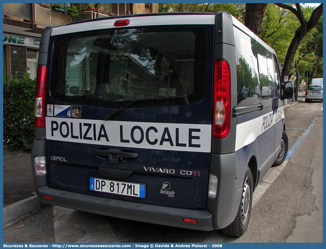 -
Polizia Locale
Comune di San Bonifacio
Opel Vivaro I serie
Allestitore Focaccia Group S.r.l.
Parole chiave: PL;P.L.;PM;P.M.;Polizia;Locale;Municipale;San Bonifacio;Opel;Vivaro;Focaccia