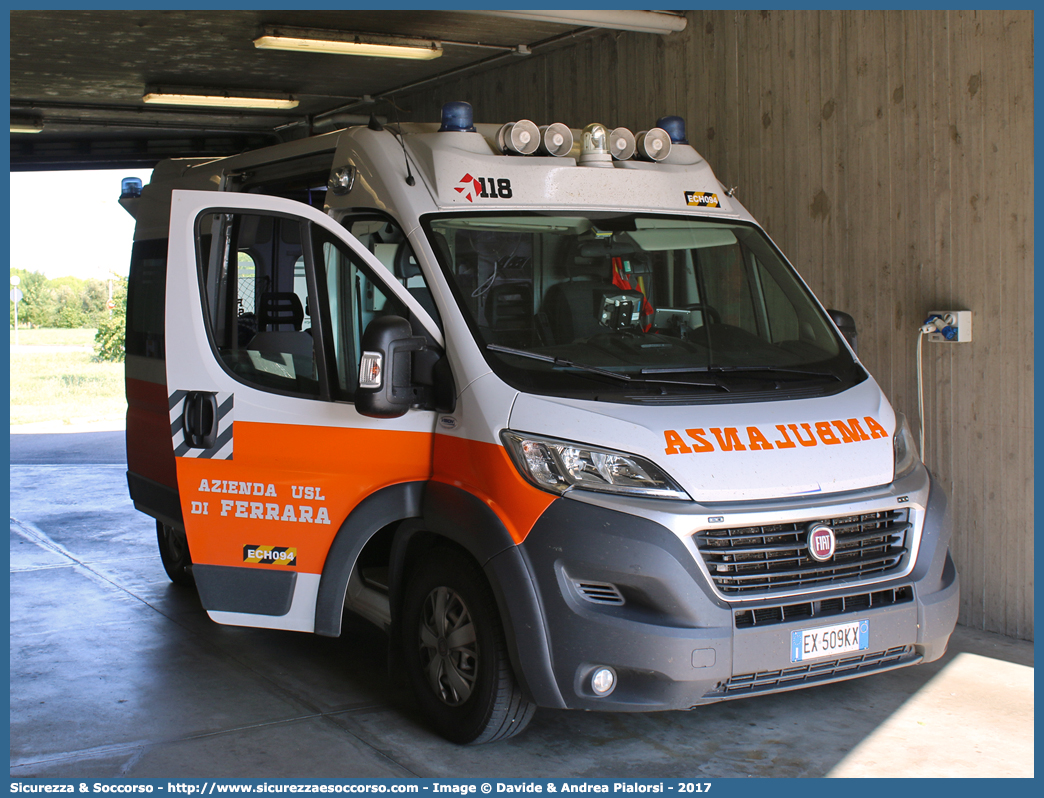 FE 3194
118 Ferrara Soccorso
Fiat Ducato III serie restyling
Allestitore Vision S.r.l.
Parole chiave: 118;Ferrara;Soccorso;Ambulanza;Autoambulanza;Fiat;Ducato;X290;Vision