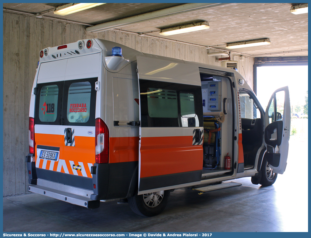 FE 3194
118 Ferrara Soccorso
Fiat Ducato III serie restyling
Allestitore Vision S.r.l.
Parole chiave: 118;Ferrara;Soccorso;Ambulanza;Autoambulanza;Fiat;Ducato;X290;Vision