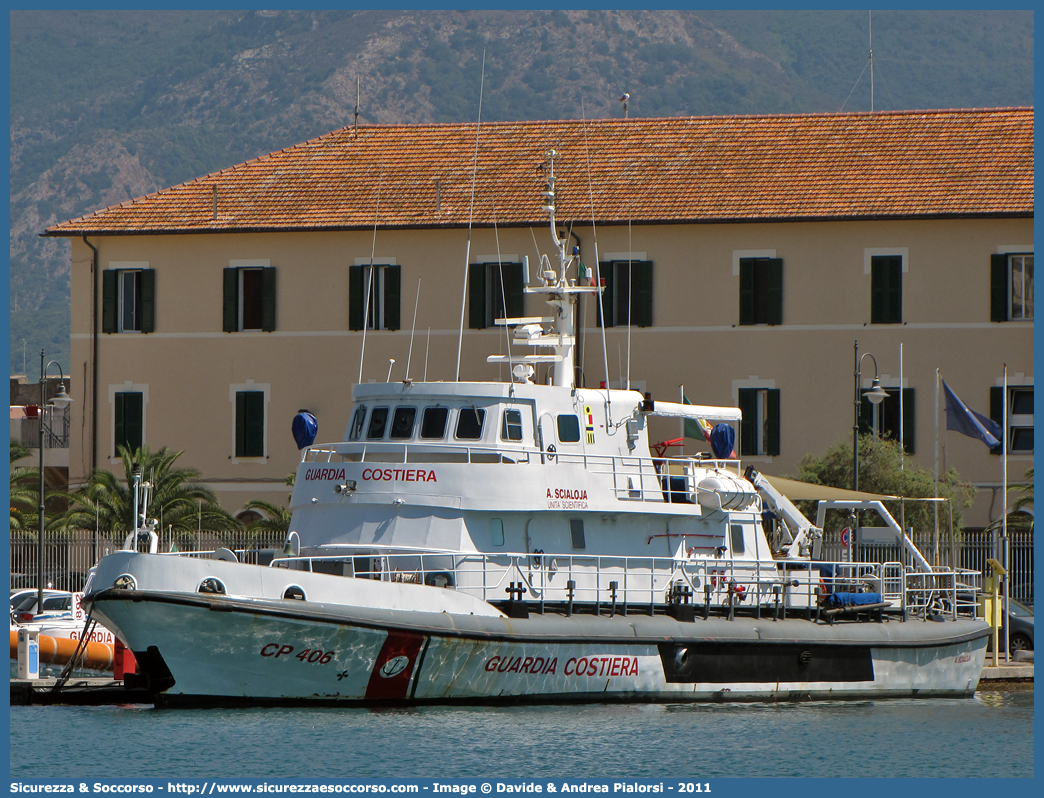 CP 406 "Antonio Scialoja"
Corpo delle Capitanerie di Porto
Guardia Costiera
Vedetta d'Altura Classe "Mazzinghi"
Unità Scientifica
(variante)
Parole chiave: Guardia;Costiera;Capitaneria;Capitanerie;Porto;Vedetta;Vedette;Altura;Classe;Mazzinghi;CP;C.P.;G.C.;GC;406;CP406;CP 406;Antonio;Scialoia;Scialoja