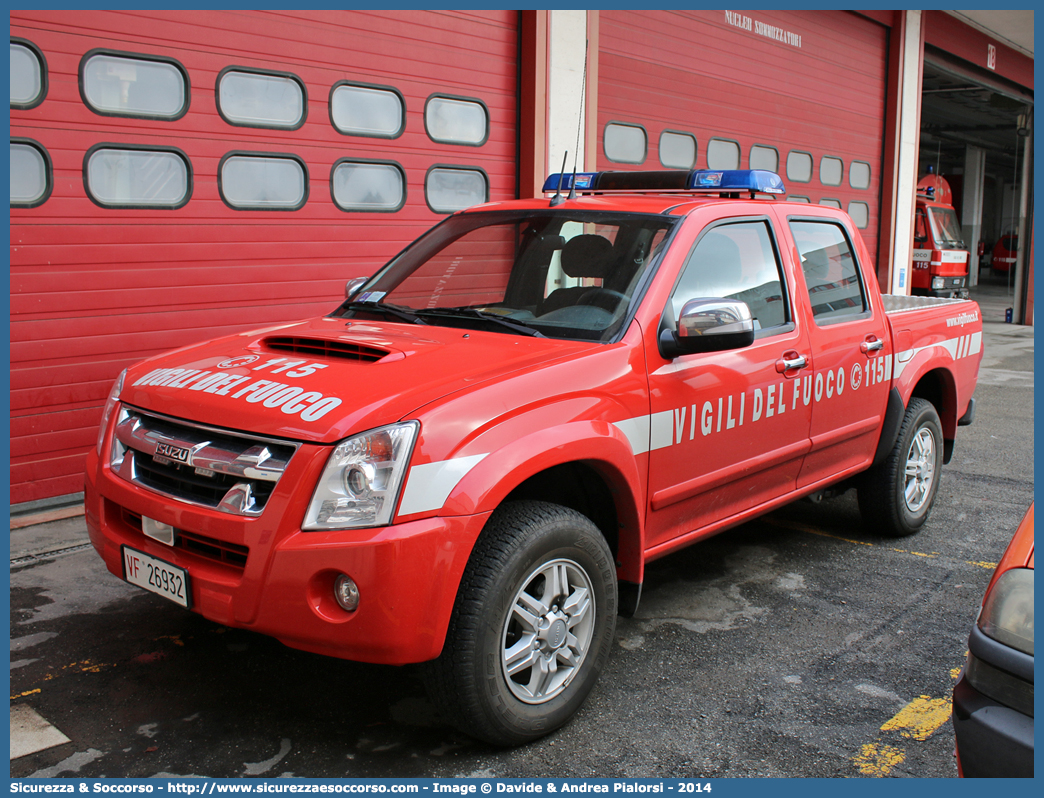 VF 26932
Corpo Nazionale Vigili del Fuoco
Isuzu D-Max I serie II restyling
Parole chiave: VVF;V.V.F.;Corpo;Nazionale;Vigili;del;Fuoco;Isuzu;Dmax;D-Max;D Max