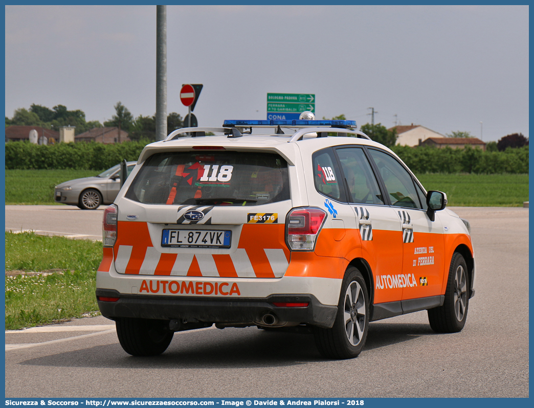 FE 3176
118 Ferrara Soccorso
Subaru Forester VI serie restyling
Allestitore Vision S.r.l.
Parole chiave: 118;Ferrara;Soccorso;Automedica;Auto Medica;Automedicalizzata;Auto Medicalizzata;Subaru;Forester;Vision