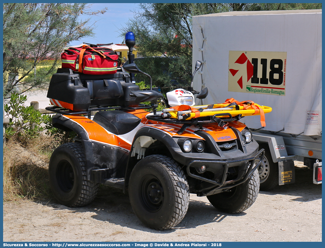 INDIA 42
118 Romagna Soccorso
Ambito Territoriale di Ravenna
TGB Blade
Allestitore Vision S.r.l.
(variante)
Parole chiave: 118;Romagna;Ravenna;Soccorso;Motomedica;Moto Medica;Quad;ATV;TGB;Blade;Vision