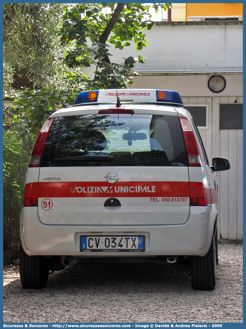 -
Polizia Municipale
Comune di San Giuliano Terme
Opel Meriva I serie
Parole chiave: Polizia;Locale;Municipale;San Giuliano Terme;Opel;Meriva