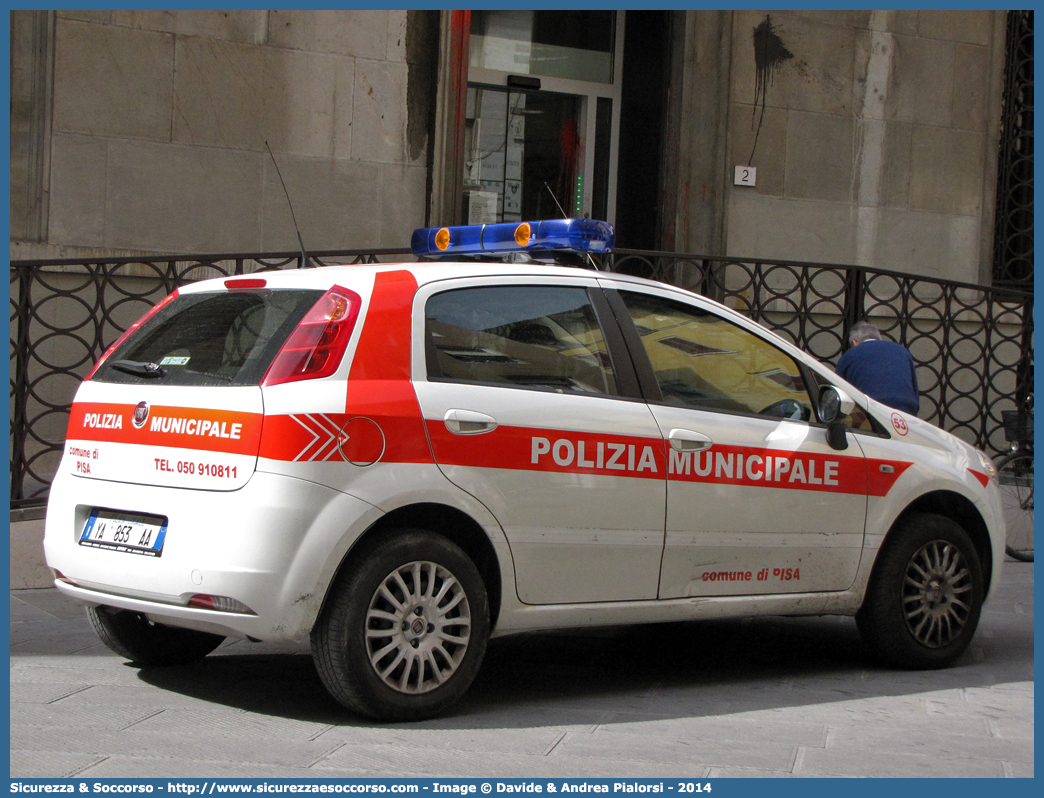 Polizia Locale YA853AA
Polizia Municipale
Comune di Pisa
Fiat Grande Punto
Parole chiave: Polizia;Locale;Municipale;Pisa;Fiat;Grande Punto;YA853AA;YA 853 AA