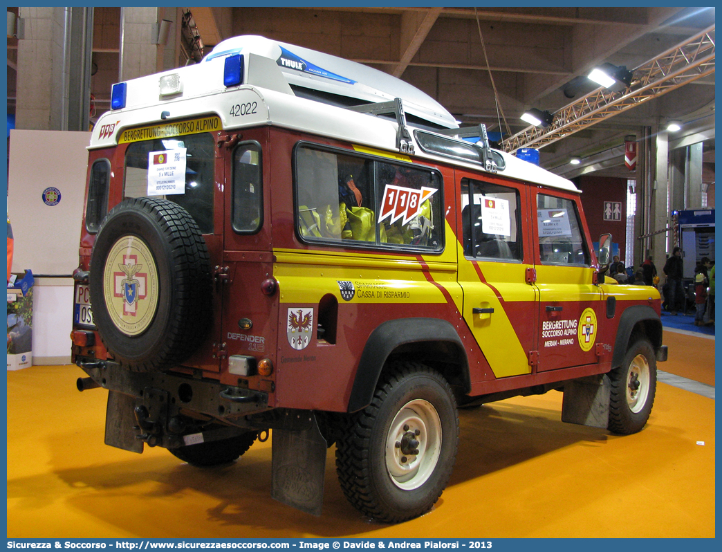 PC ZS0S6
Soccorso Alpino e Speleologico
Delegazione Alpina III Alto Adige
Stazione di Merano
Land Rover Defender 110
Parole chiave: CNSAS;C.N.S.A.S.;Corpo;Nazionale;Soccorso;Alpino;Speleologico;Alto Adige;Land;Rover;Defender;110;PC ZS0S6;PCZS0S6