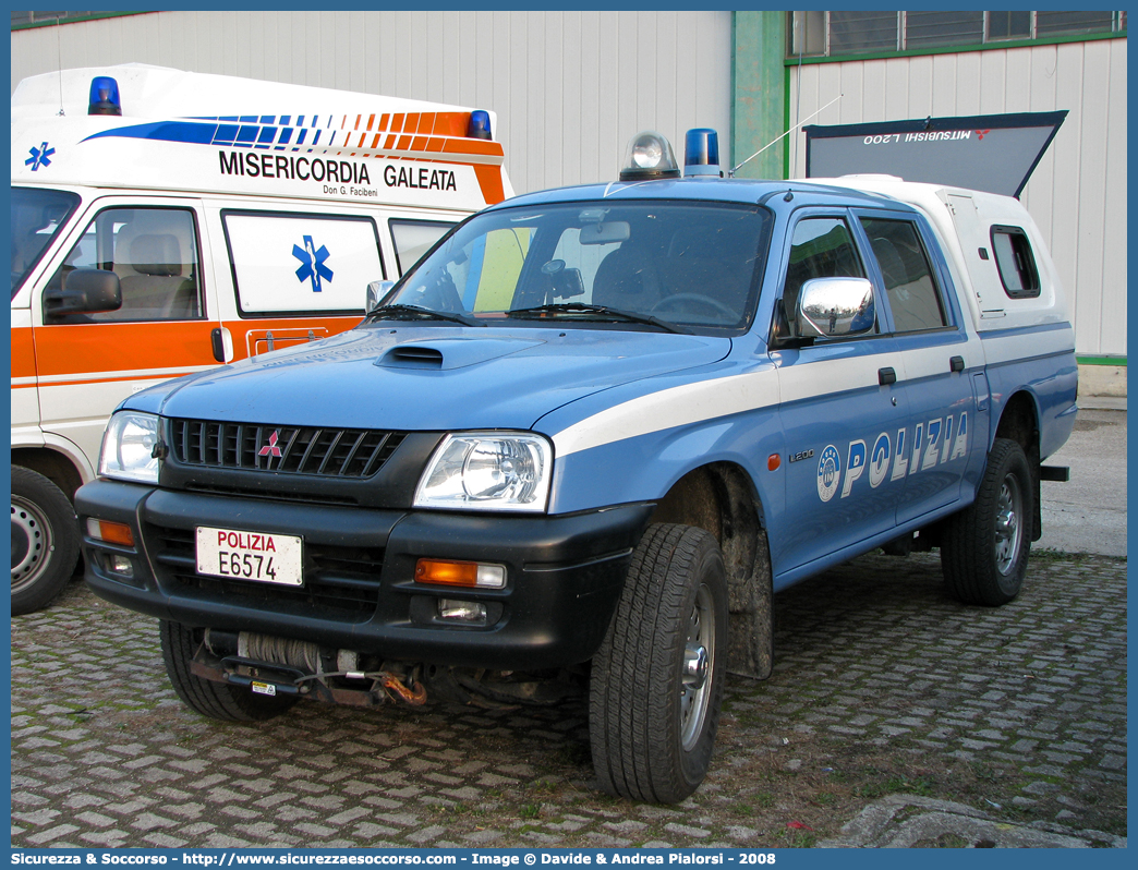 Polizia E6574
Polizia di Stato
Servizio Cinofili
Mitsubishi L200 III serie
Parole chiave: Polizia di Stato;Polizia;PS;Servizio Cinofili;Mitsubishi;Mitsubishi L200 III serie;E6574