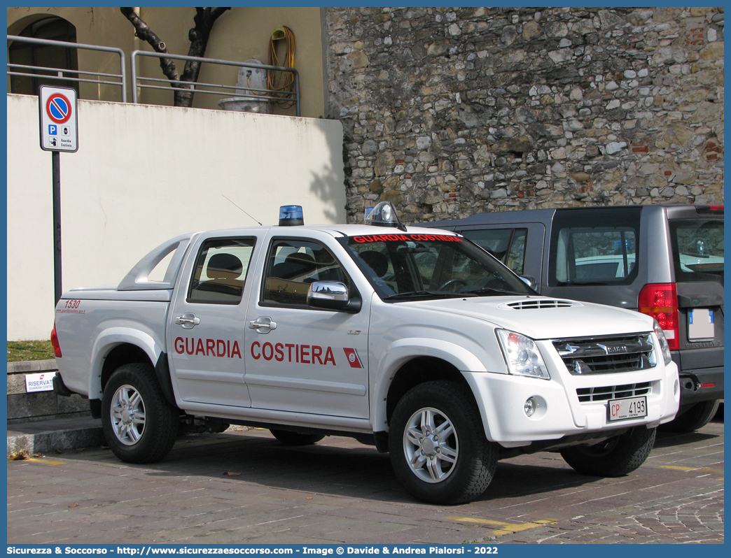 CP 4193
Corpo delle Capitanerie di Porto
Guardia Costiera
Isuzu D-Max I serie II restyling
(variante)
Parole chiave: CP;C.P.;GC;G.C.;Guardia;Costiera;Capitaneria;Capitanerie;di;Porto;Isuzu;D-Max