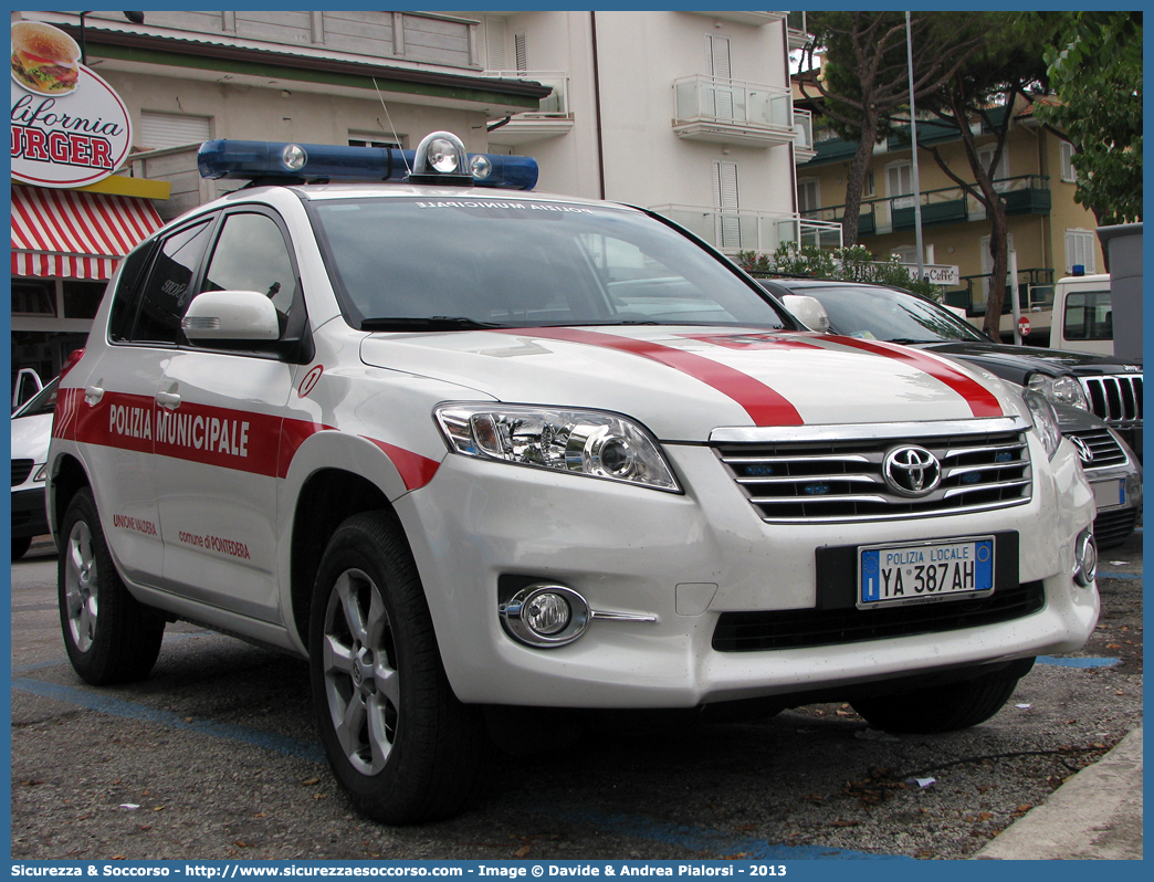 Polizia Locale YA387AH
Polizia Municipale
Comune di Pontedera
Toyota Rav4 IV serie
Parole chiave: Polizia;Locale;Municipale;Pontedera;Valdera;Toyota;Rav4;Rav 4;YA387AH;YA 387 AH