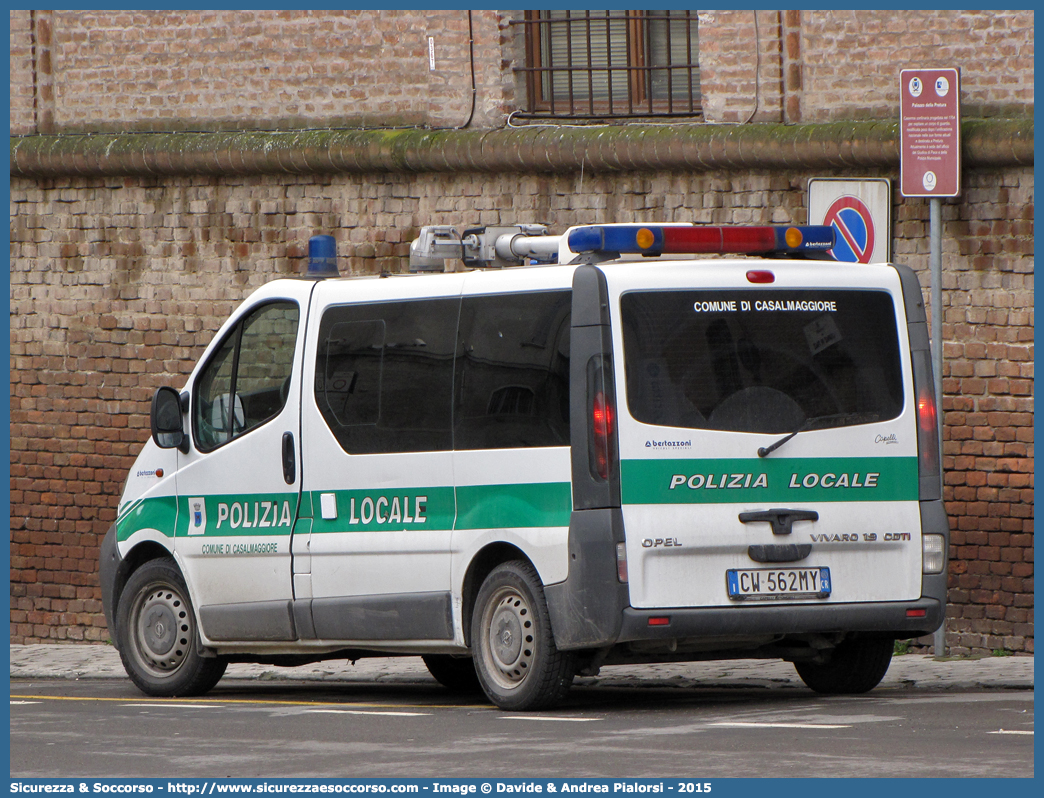 -
Polizia Locale
Comune di Casalmaggiore
Opel Vivaro I serie
Allestitore Bertazzoni S.r.l.
Parole chiave: Polizia;Locale;Municipale;Casalmaggiore;Opel;Vivaro;Bertazzoni