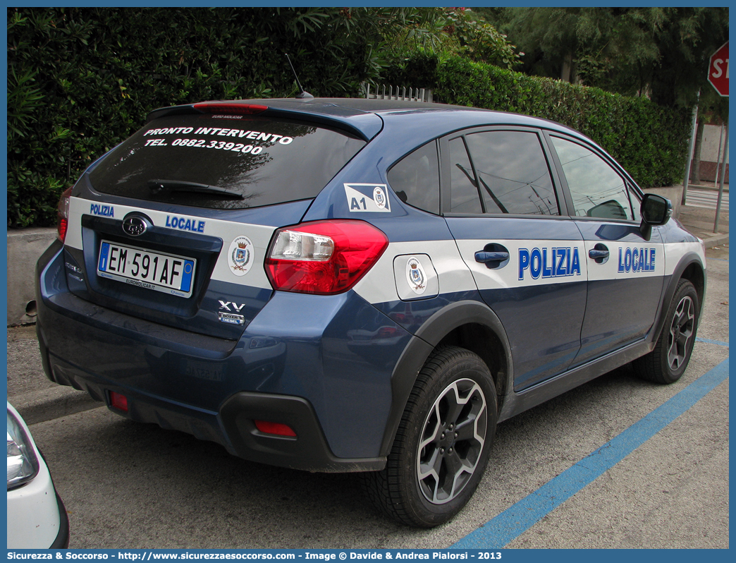 -
Polizia Locale
Comune di San Severo
Subaru XV I serie
Parole chiave: Polizia;Locale;Municipale;San Severo;Subaru;XV