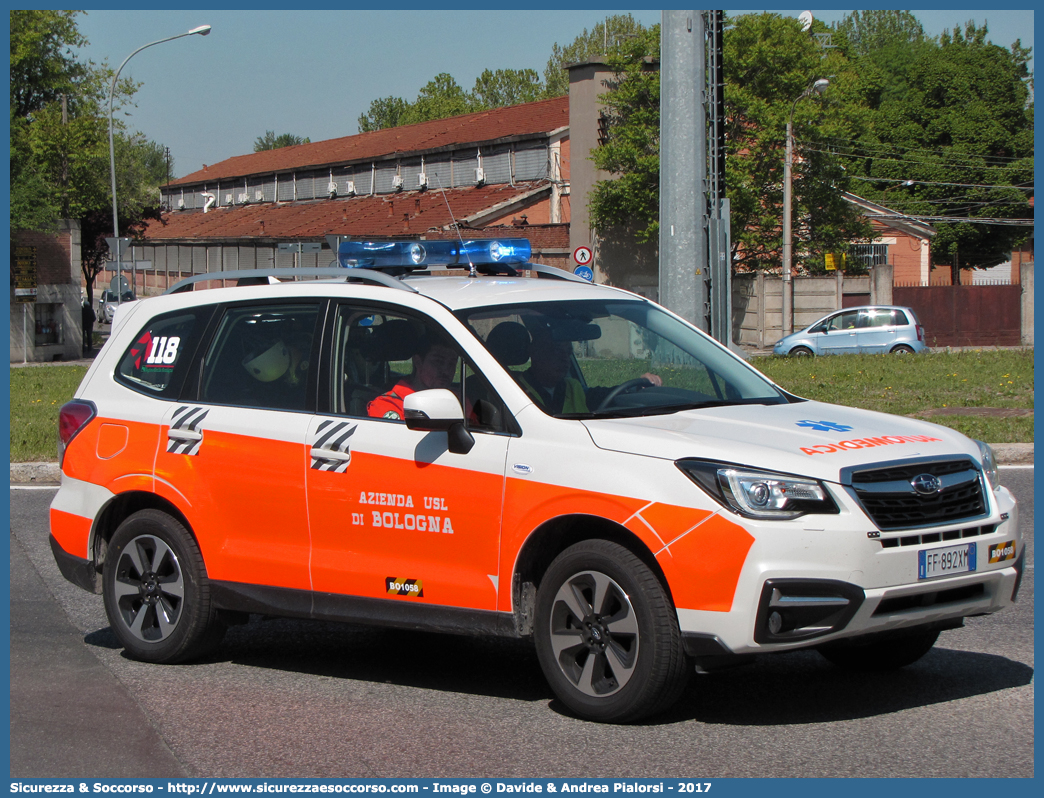 BO 1058
118 Bologna Soccorso
Subaru Forester VI serie restyling
Allestitore Vision S.r.l.
Parole chiave: 118;Bologna;Soccorso;Automedica;Automedicalizzata;Auto Medica;Auto Medicalizzata;Subaru;Forester;Vision