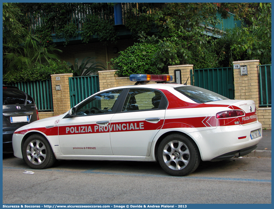 Polizia Locale YA787AA
Polizia Provinciale
Provincia di Firenze
Alfa Romeo 159
Allestitore Ciabilli S.r.l.
Parole chiave: Polizia;Locale;Provinciale;Firenze;Alfa Romeo;159;Ciabilli;YA787AA;YA 787 AA