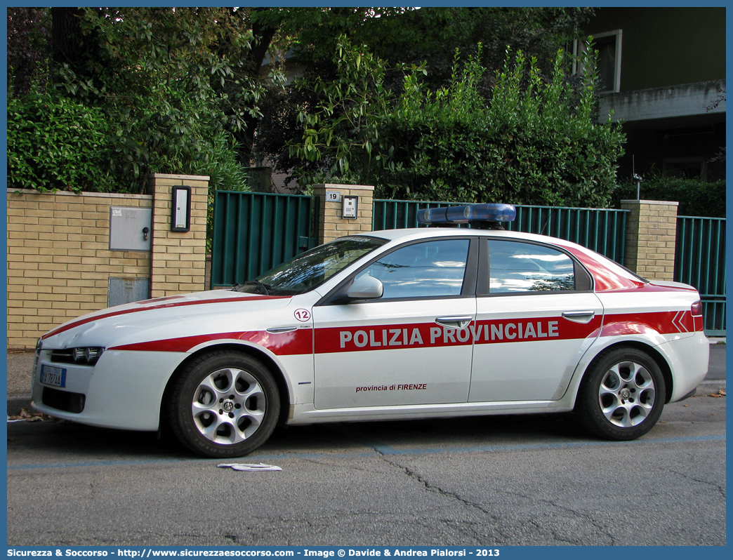 Polizia Locale YA787AA
Polizia Provinciale
Provincia di Firenze
Alfa Romeo 159
Allestitore Ciabilli S.r.l.
Parole chiave: Polizia;Locale;Provinciale;Firenze;Alfa Romeo;159;Ciabilli;YA787AA;YA 787 AA