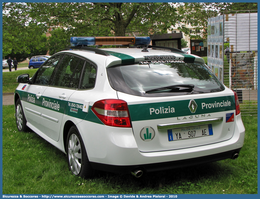 Polizia Locale YA507AE
Polizia Provinciale
Provincia di Forlì - Cesena
Renault Laguna SporTour
Allestitore Focaccia Group S.r.l.
Parole chiave: Polizia;Locale;Provinciale;Forlì;Cesena;Renault;Laguna;SporTour;Sport Tour;SW;S.W.;Station;Wagon;Focaccia;YA507AE;YA 507 AE