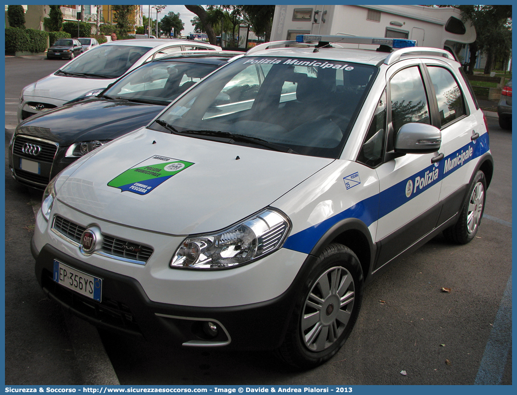 -
Polizia Municipale
Comune di Pescara
Fiat Sedici II serie
Parole chiave: Polizia;Locale;Municipale;Pescara;Fiat;Sedici