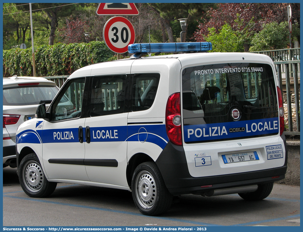 Polizia Locale YA637AG
Polizia Locale
Comune di San Benedetto del Tronto
Fiat Doblò II serie
Parole chiave: Polizia;Locale;Municipale;San Benedetto del Tronto;Fiat;Doblo;Doblò;YA637AG;YA 637 AG