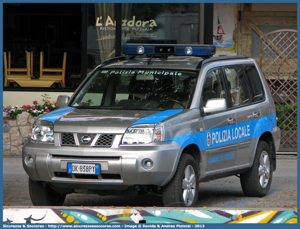 -
Polizia Locale
Comune di Forenza
Nissan X-Trail I serie
Parole chiave: Polizia;Locale;Municipale;Forenza;Nissan;X-Trail;X - Trail;X Trail