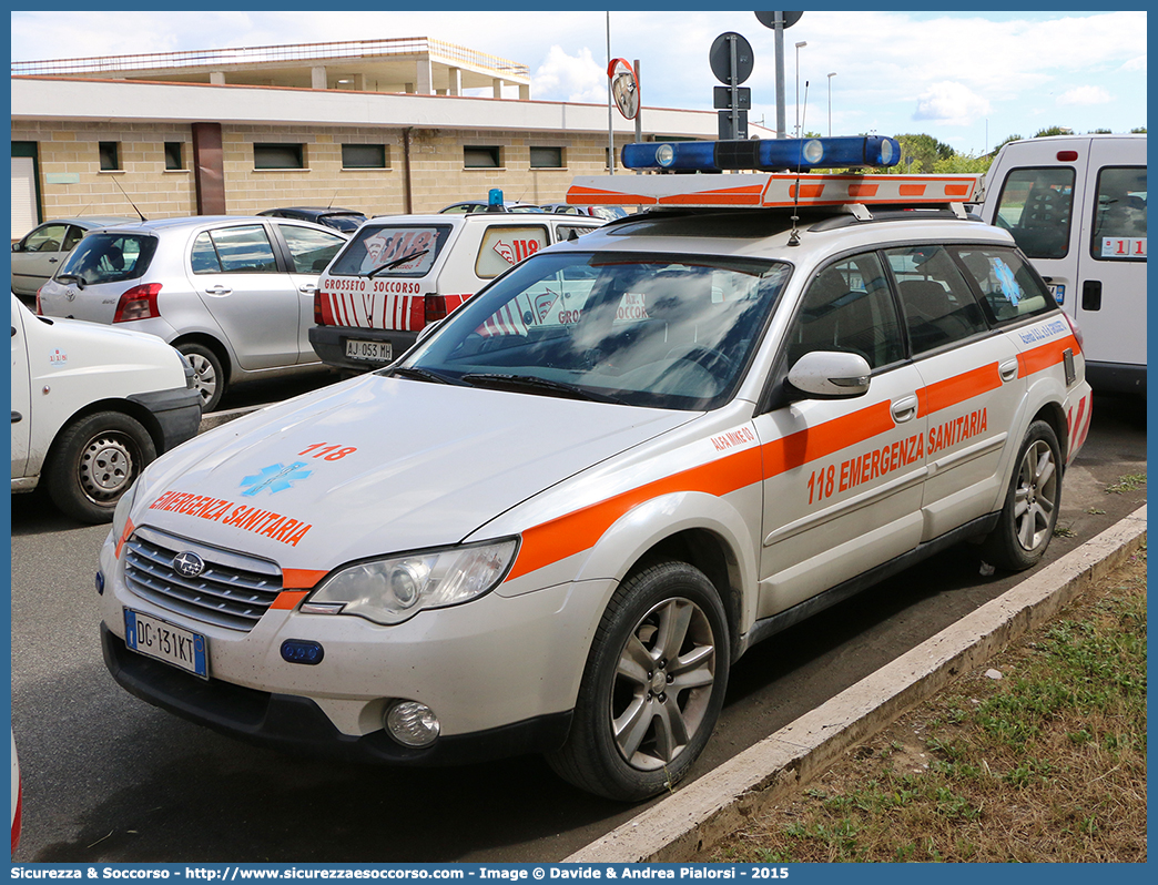 ALFA MIKE 03
118 Grosseto Soccorso
Subaru Outback III serie restyling
Allestitore MAF S.n.c.
Parole chiave: 118;Grosseto;Soccorso;Automedica;Automedicalizzata;Auto Medica;Auto Medicalizzata;Subaru;Outback;Maf;Mariani Alfredo e Figlio