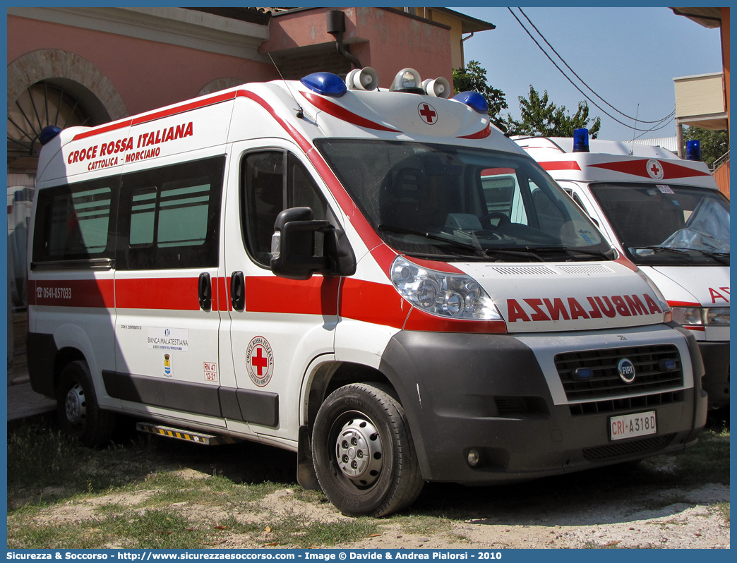 CRI A318D
Croce Rossa Italiana
Cattolica - Morciano (RN)
Fiat Ducato III serie
Allestitore Bollanti S.r.l.
Parole chiave: Croce;Rossa;Italiana;CRI;C.R.I.;Ambulanza;Fiat;Ducato;X250;Cattolica;Morciano;Bollanti