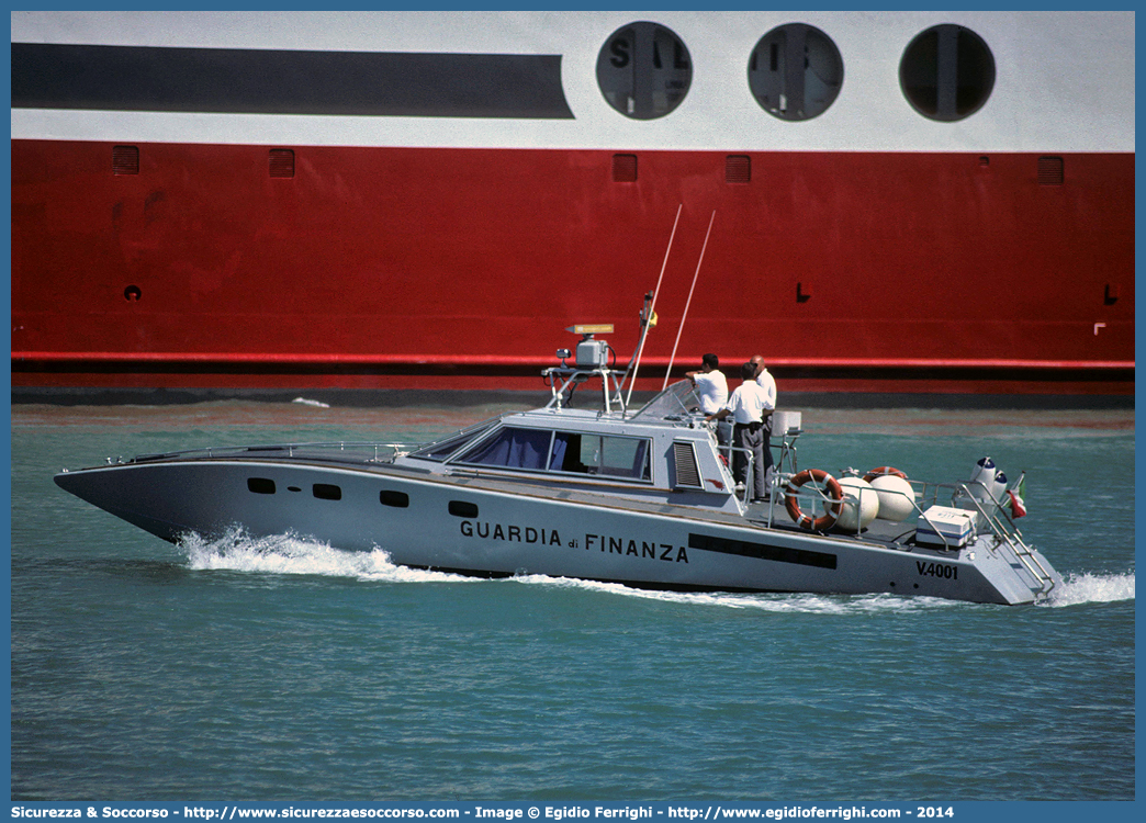 V.4001
Guardia di Finanza
R.O.A.N. Componente Navale
Vedetta Veloce Classe 4000 "Drago"
Parole chiave: GdiF;G.D.F.;GDF;Guardia di Finanza;R.O.A.N.;ROAN;Componente Navale;Vedetta Veloce;Classe 4000;V4001;V.4001