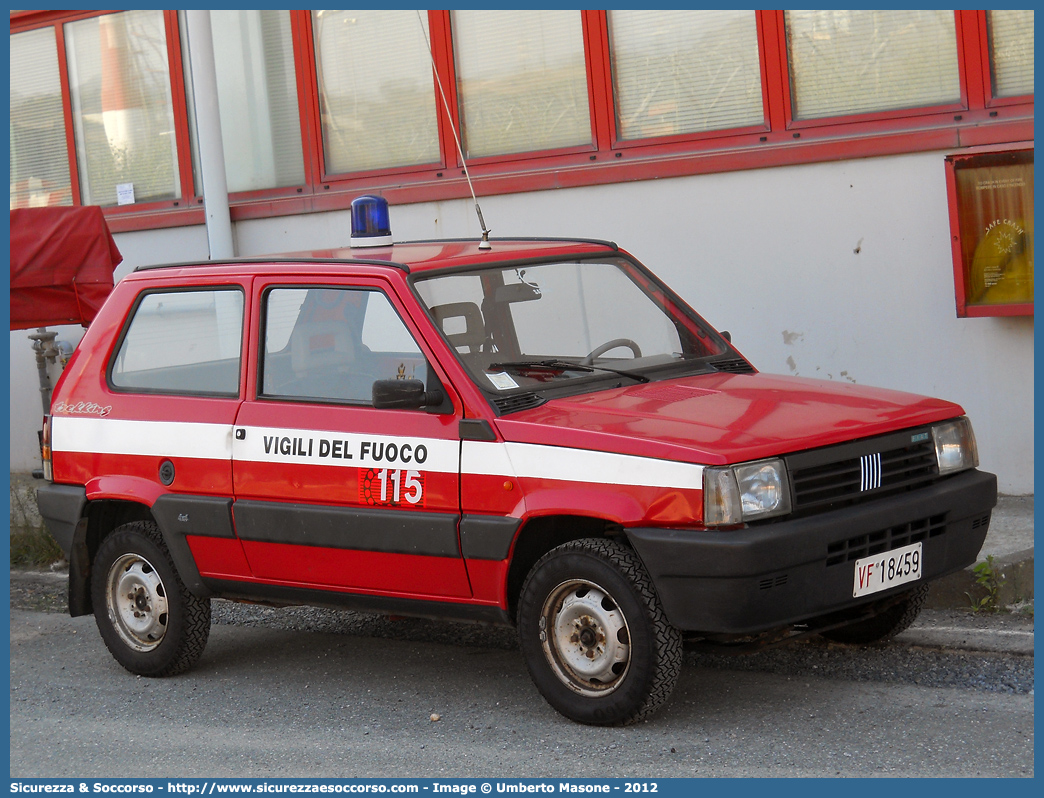 VF 18459
Corpo Nazionale Vigili del Fuoco
Fiat Panda 4x4 II serie
Parole chiave: VVF;V.V.F.;Corpo;Nazionale;Vigili;del;Fuoco;Fiat;Panda