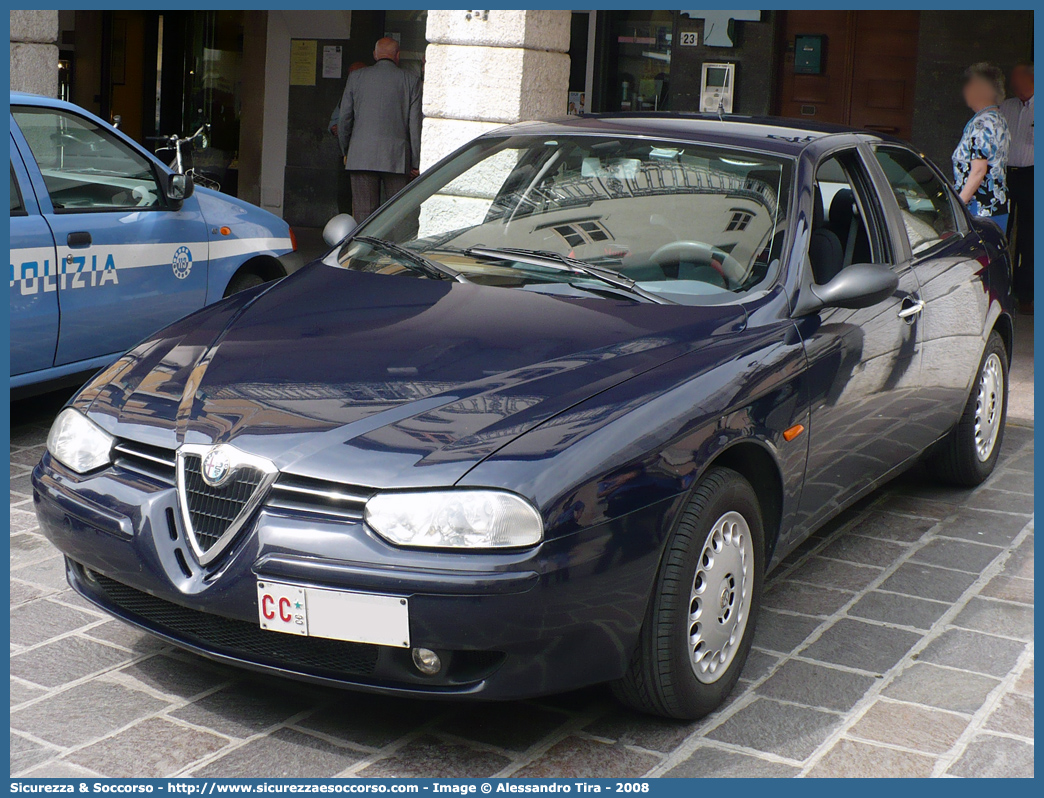 -
Arma dei Carabinieri
Alfa Romeo 156 I serie
Parole chiave: Arma dei Carabinieri;Carabinieri;Alfa Romeo;156