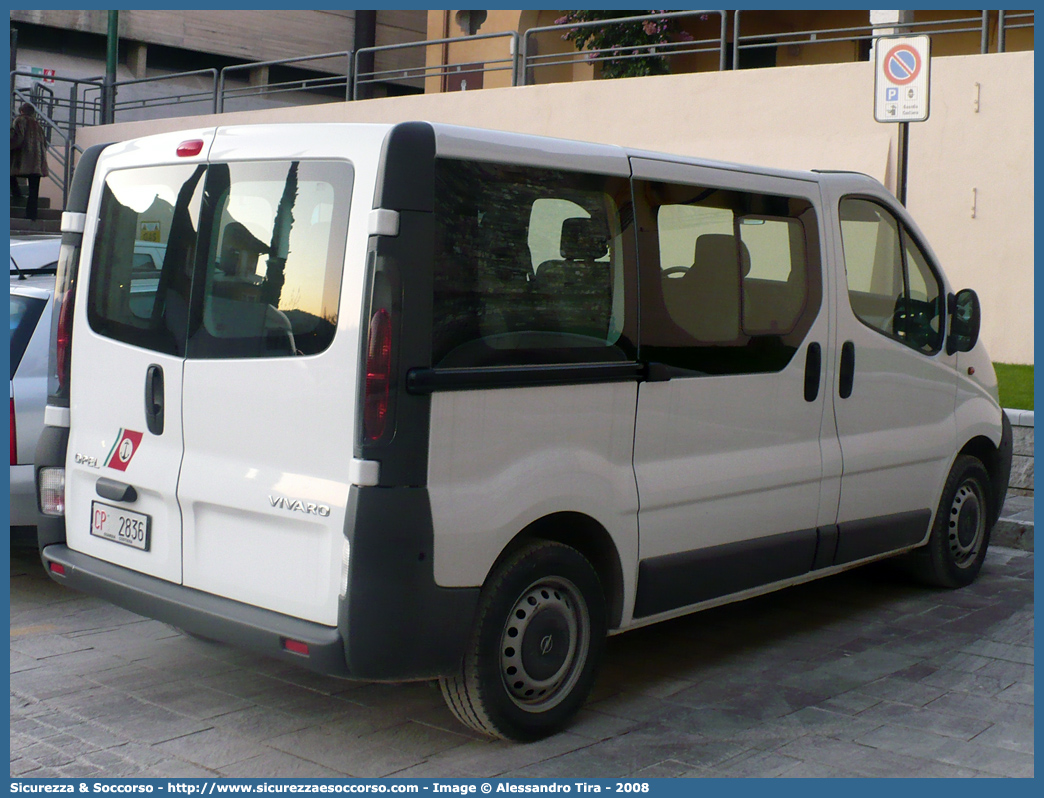 CP 2836
Corpo delle Capitanerie di Porto
Guardia Costiera 
Opel Vivaro I serie
Parole chiave: CP;C.P.;GC;G.C.;Guardia;Costiera;Capitaneria;Capitanerie;di;Porto;Opel;Vivaro