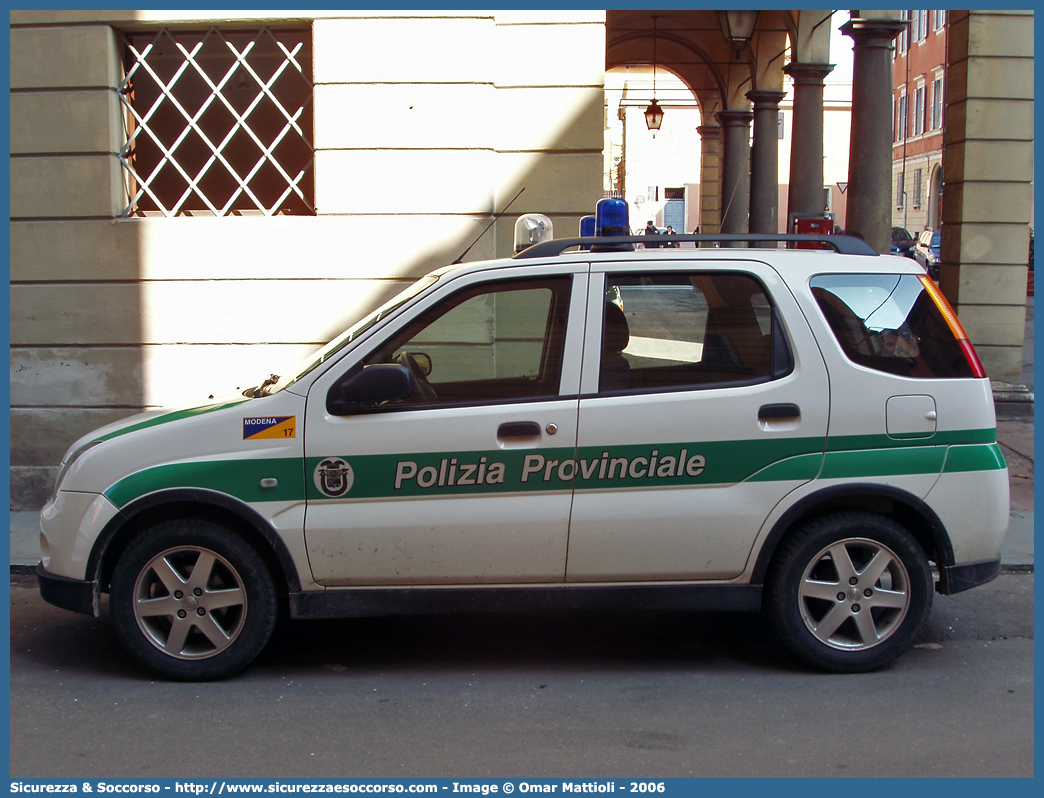 -
Polizia Provinciale
Provincia di Modena
Suzuki Ignis 4x4 II serie
Allestitore Bertazzoni S.r.l.
Parole chiave: Polizia;Locale;Provinciale;Modena;Suzuki;Ignis;4x4;Bertazzoni