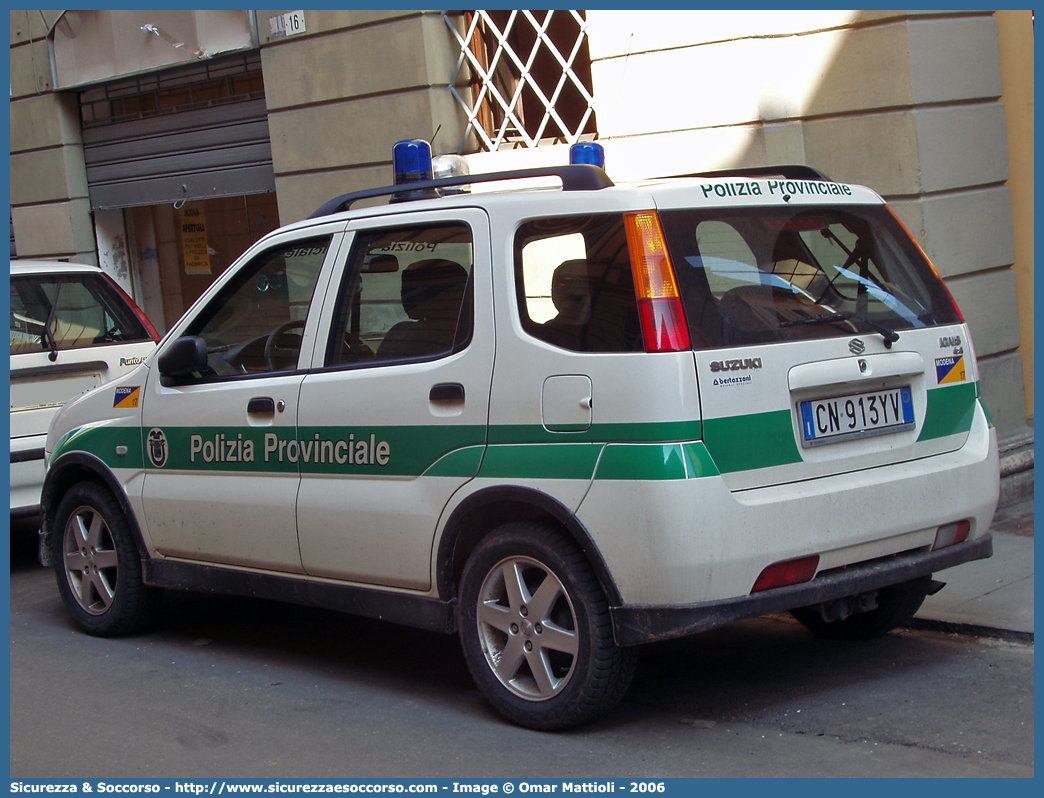 -
Polizia Provinciale
Provincia di Modena
Suzuki Ignis 4x4 II serie
Allestitore Bertazzoni S.r.l.
Parole chiave: Polizia;Locale;Provinciale;Modena;Suzuki;Ignis;4x4;Bertazzoni