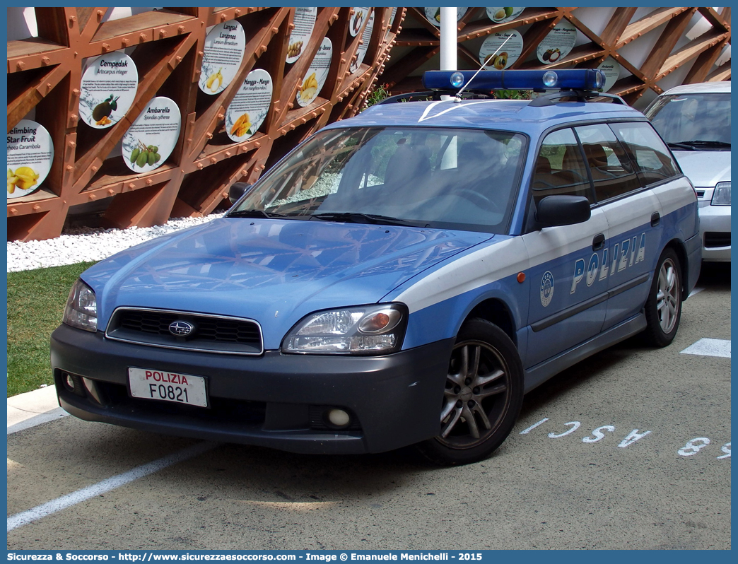 Polizia F0821
Polizia di Stato
Subaru Legacy Wagon III serie
Parole chiave: PS;P.S.;Polizia;di;Stato;Pubblica;Sicurezza;Subaru;Legacy;Wagon